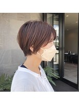 メゾン アヴァロ(Maison Avallo)&nbsp;お客様スナップ　  ミニマムショート/カッパーブラウン