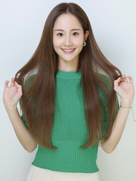 サルビア(Salvia) 〈サルビア美畑町店〉ベージュカラー モードロングストレート