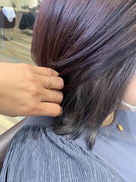 レーブバイファースト(reve by first) ピンク×インナーカラー×シルバー