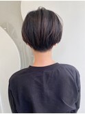 【なかじま ひびき】黒髪ハンサムショート