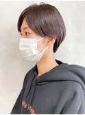 ラベンダーアッシュショート_グレージュカラーボブ_ba366671