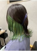 インナー、グリーン