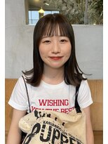 ヘアーミュゼ 井田店(Hair Musee)&nbsp;オリーブ　ストレートヘアー