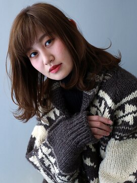 フリップビーアヴェダ(FLIP B AVEDA) 【本八幡FLIP B AVEDA】セミウェットなミディアムスタイル