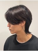 寒くなってきたよね…ミディアムセンターパート