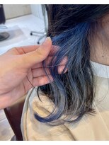 オーガスト ヘア ネイル(AUGUST hair nail) ブルーアッシュ/ブリーチ2回～/横浜/ハイトーン