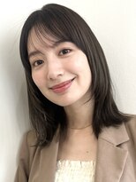 くびレイヤーハッシュカットイメチェン似合わせカットフルバング
