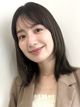 コート 表参道(Cote) くびレイヤーハッシュカットイメチェン似合わせカットフルバング