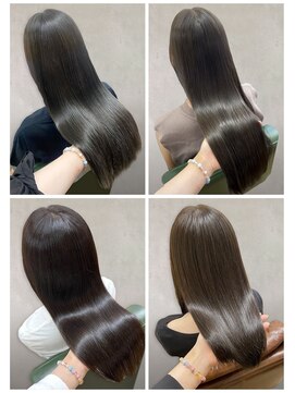 美容室フルール 20代30代40代髪質改善酸熱トリートメント艶感ストレート