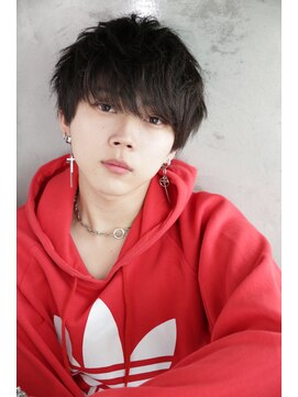 アイズ 海老名(AIZU) 王道マッシュ 刈り上げ ワンカールパーマ ニュアンスパーマ 眉毛