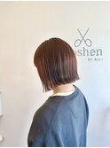 切りっぱなしボブ