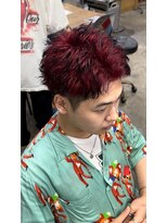 エルオム(EL.HOMME)&nbsp;レッド&ブラックエンドカラー