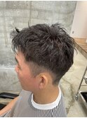 スペインカール/スパイキーショート/ブルーブラック/守谷