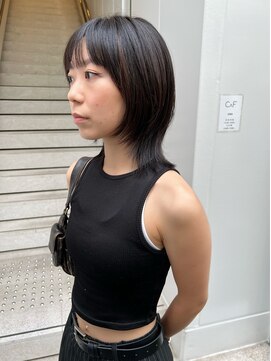 カフ(CAF) CAF松本/ウルフレイヤー/ダークトーンカラー/大阪/心斎橋