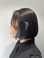 ウィ 立川(Oui)&nbsp;☆　　ターコイズブルー　×　ミニボブ　　☆