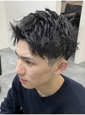 メンズショート/アップバングショート/ショート/刈り上げ