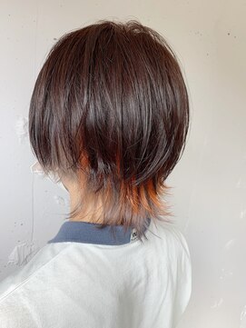 ヴェイン 渋谷(vain) ショートウルフ/ミルフィーユカラー/マッシュウルフ