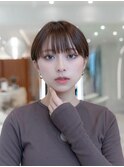 20代30代大人美人ショートボブ/小顔ショートヘア/マロンベージュ