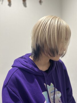 フラワーズペタルバイスミカ(Flowers petal by sumika) ホワイトベージュ×エンドカラー