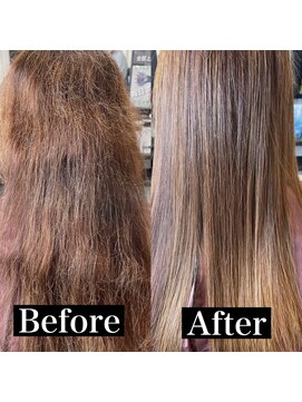 カシア cassia hair dressing salon 【cassia】ハイトーンカラー×グラデーション　[30代40代50代]