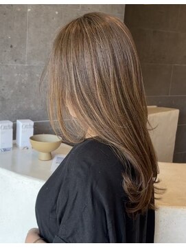 ロエ 平尾山荘(loe) 【白髪を生かすカラー】白髪ぼかしハイライト