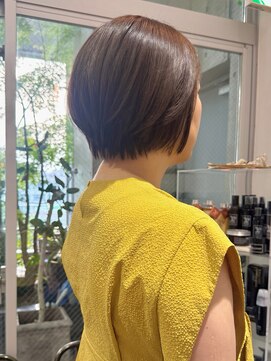 ヘア アンド スパ エジェリ プリム(hair&spa egerie prime) 前髪あり/ショートボブ/ベージュカラー/20代◎30代◎40代