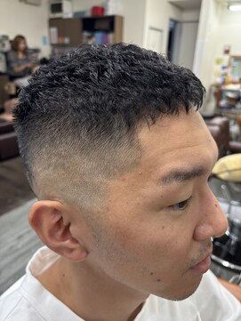 ルナ 深沢店(LUNA) スキンフェード×アイロンパーマ