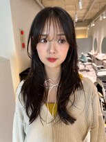 アム(amu)&nbsp;ハッシュカット/レイヤーカット/ロングレイヤー/顔まわりカット