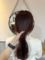 カナモ(Canamo)&nbsp;レッドブラウン/暖色カラー/ピンクレッド/髪質改善/レイヤー