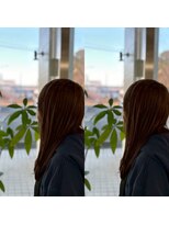 ラフィネ ヘアー ドゥー(RAFFINE HAIR DEUX) ワンレングスカット