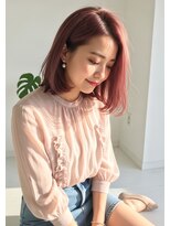 フルショウ 栄店(FURUSHO)&nbsp;バーガンディ/ミニマルボブ/内巻きモテボブ/重めナチュラルボブ