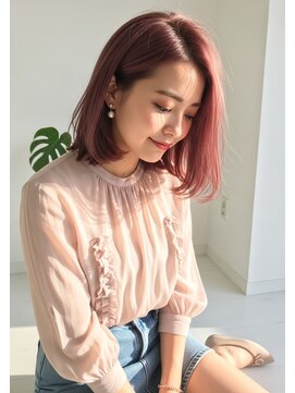 フルショウ 栄店(FURUSHO) バーガンディ/ミニマルボブ/内巻きモテボブ/重めナチュラルボブ