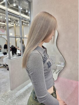 ロンド レア 天神大名店(Lond Le’a) 黒髪カタログ/オリーブグレー/ココアベージュ/小顔に見せるヘア