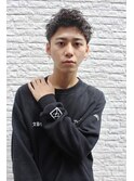 スパイキーショート　ピンパーマ　ルーズショートパーマ