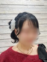 クランルシェ(clan luce)&nbsp;編み込みクラゲヘア/心斎橋ヘアセット