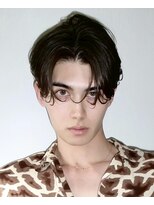 ゾーイボーイズ(ZOEY BOYZ)&nbsp;メンズショート前下がりセンターパートメンズマッシュ