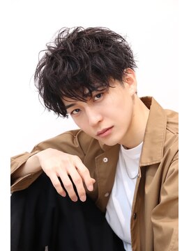 ネイビー(NAVY) 無造作でつくる、大人の余裕