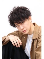 ネイビー(NAVY) 無造作でつくる、大人の余裕