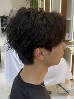 ラ ポルト ドゥ サワ(La Porte de SAWA) 緩めシャドウフェザーパーマ【長野市/メンズパーマ/メンズヘア】