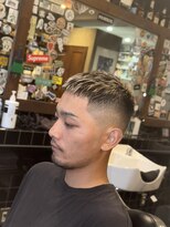 エルエー バーバーショップ 草津店(L.A BARBERSHOP) White mesh×crop