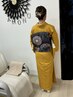 ヘアーセット訪問着　着付　￥１１０００→￥１０４５０
