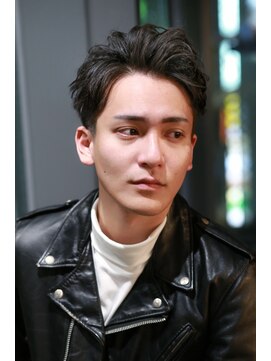 リップスヘアー 銀座(LIPPS hair) ジェントルビジカジ刈り上げツーブロックリバースアップバング