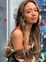 ハバナ 渋谷(HAVANA) 【HAVANA 渋谷】ハイライトバレイヤージュ/ミルクティーベージュ