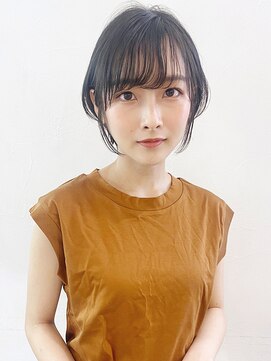 アイティー バイ アルバム 浦和店(IT by ALBUM) 耳掛けショート_オリーブカラーハイライトカラー_27773