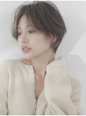 前髪バランスショートヘア
