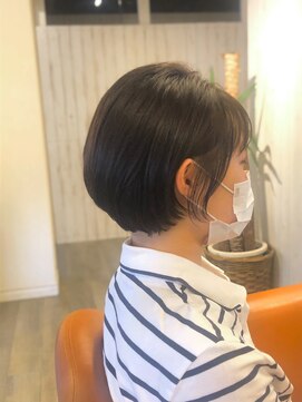 アンプリュス リアン(1+ Unplus lien) ふんわりひし形ショートボブ/ナチュラルグレージュ/亀戸