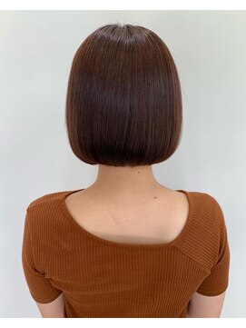ヘアーアンドスパ フェリーチェ ミチ 野田屋町店(HAIR&SPA felice MICHI) 【佐藤夏美】スッキリ小型ボブ
