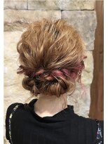 グランアージュ 柏西口店(grandage)&nbsp;大人かわいい小顔 ゆるふわアレンジ編み込み二次会 結婚式 柏