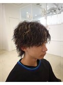 波巻きパーマ