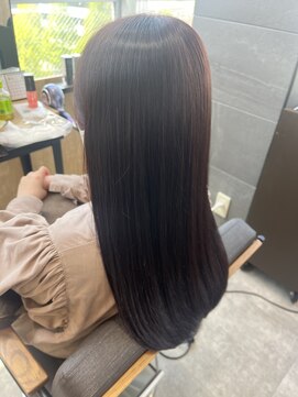 テラスヘアラボ 新潟駅南(TERRACEhairLab.) 【艶髪ピンクブラウン】